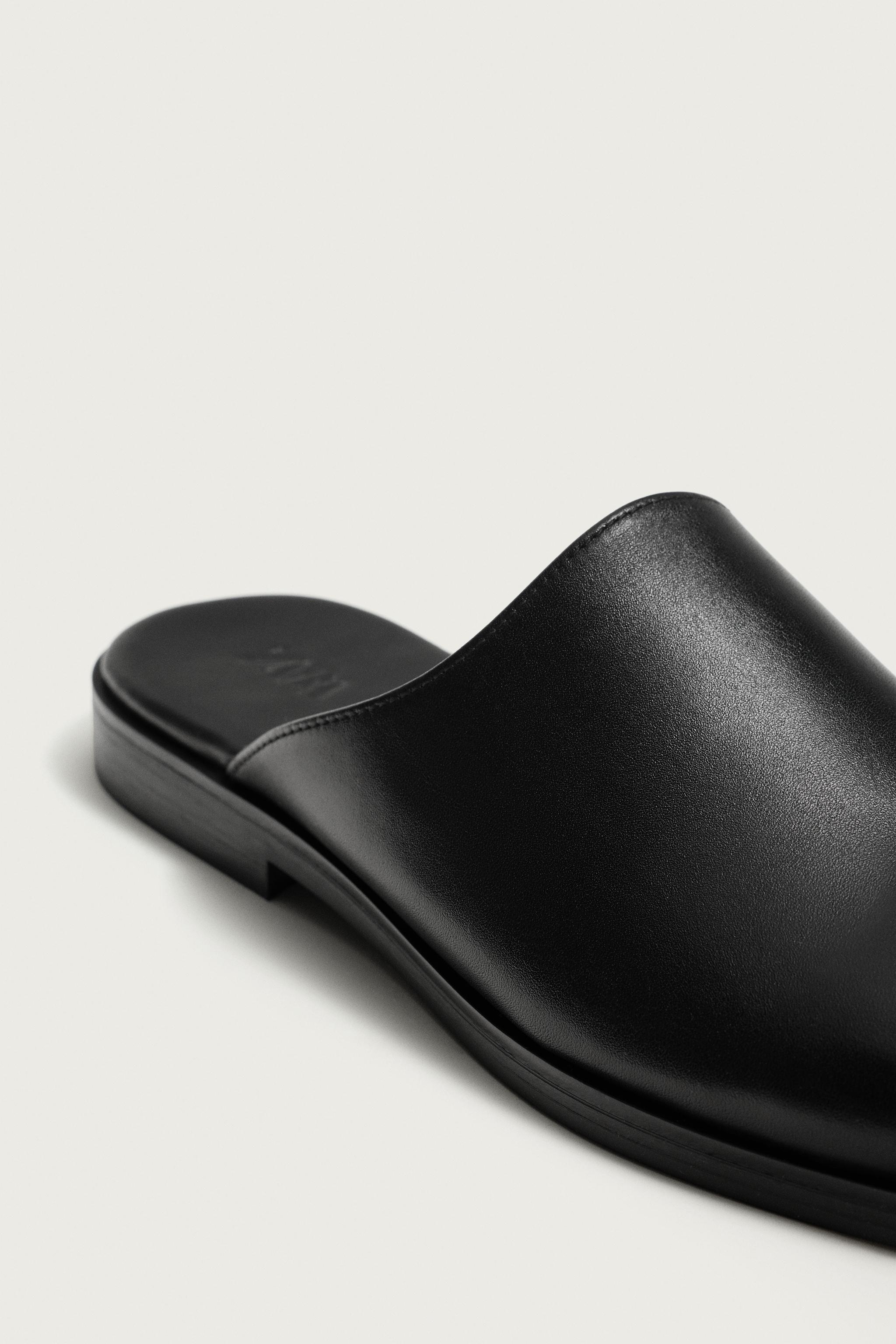 LEATHER DRESS CLOG